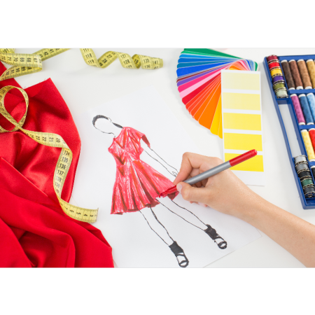 Desenho técnico e tabela de medidas