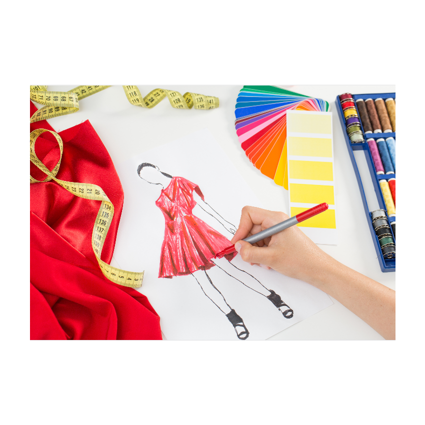 Desenho técnico e tabela de medidas